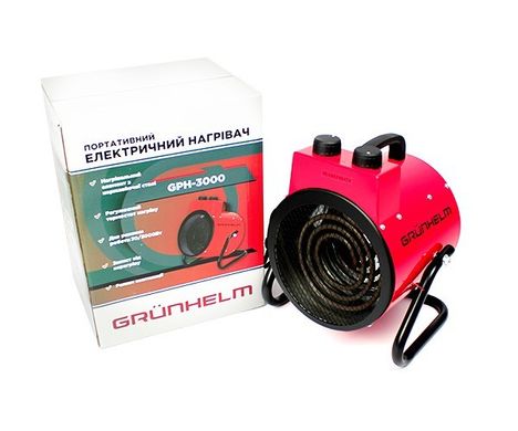 Обігрівач електричний Grunhelm GPH-3000 3000 Вт 54 м² (91073)