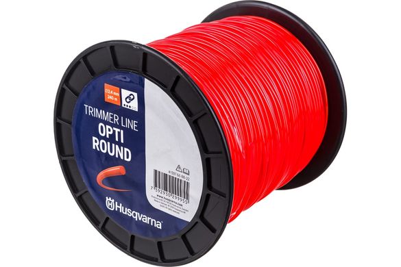 String for trimmer Husqvarna Opti Round Spool Red 637 m 3 mm round (5976688-43)