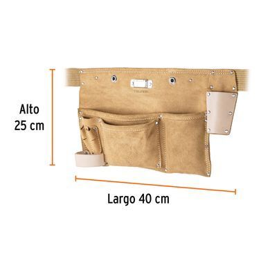 Carpenter's  belt Truper 400х250 mm 9 compartments (POHE-9C)
