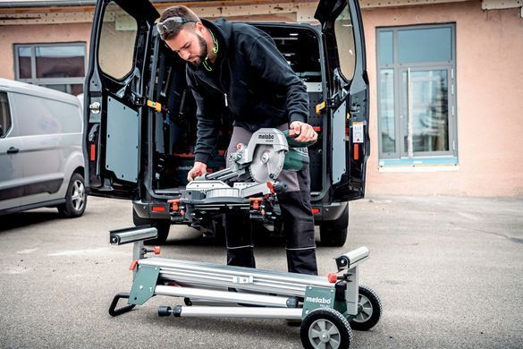 Corded miter saw Metabo KGS 254 M machine stand KSU 251 1800 W 254 mm (691214000)