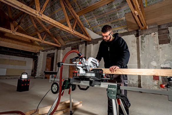 Corded miter saw Metabo KGS 254 M machine stand KSU 251 1800 W 254 mm (691214000)