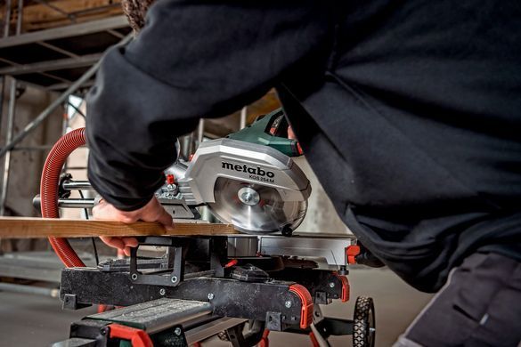 Corded miter saw Metabo KGS 254 M machine stand KSU 251 1800 W 254 mm (691214000)