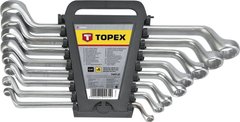Набір ключів накидних 6 - 22 мм вигнутих 6 шт TOPEX 35D856