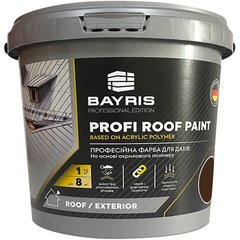 Фарба для дахів Bayris Profi Roof Paint 1 кг коричнева (Б00002271)