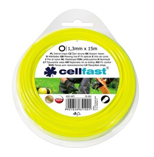 Волосінь для трімера Cellfast 15 м х 1.3 мм 35-001