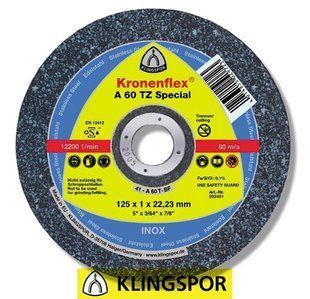 Круг відрізний KLINGSPOR A 60 TZ GER 115х1х22.23 мм 202400