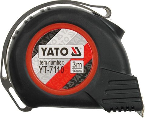 Рулетка вимірювальна Yato 8 м х 25 мм YT-7112