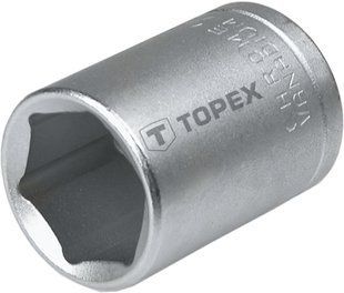 Головка торцева 1/2"17 мм 6-гранна TOPEX 38D717