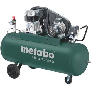 Компресор поршневий мережевий Metabo Mega 350-150 D 601587000