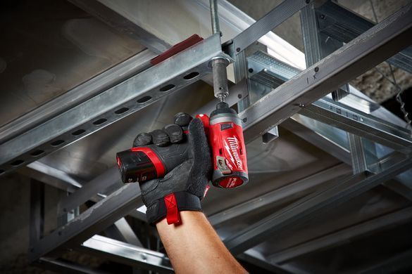 Гайковерт акумуляторний ударний імпульсний Milwaukee M12 FID-202X 12 В 1/4" (4933459823)
