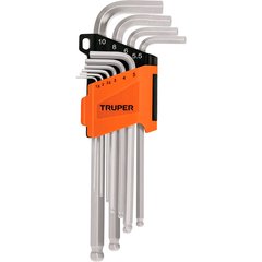 Набір ключів шестигранників Truper 1.5-10 мм 10 шт (ALLX-10M)