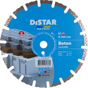 Круг відрізний алмазний Distar Beton 1A1RSS 300х3/2х25.4 мм (10170085424)