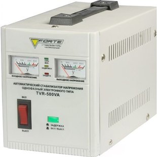 Стабілізатор напруги Forte TVR-500VA 500 Вт IP 20 (22648)