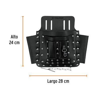 Carpenter's belt Truper 280х240 mm 8 compartments (POHE-8CU)