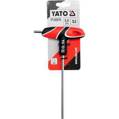 Ключ імбусовий Yato Т-подібний шестигранний 5 мм (YT-05576)