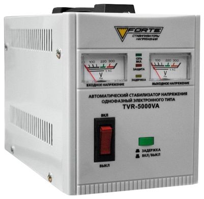 Стабілізатор напруги Forte TVR-500VA 500 Вт IP 20 (22648)