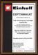 Electric blower-vacuum cleaner Einhell GC-EL 2500 E 2500 W 3.3 kg (3433300)