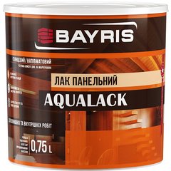 Panel varnish Bayris Aqualack 0.75 l semi-matte (Б00000660)