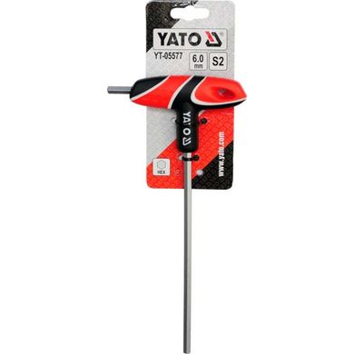 Ключ імбусовий Yato Т-подібний шестигранний 6 мм (YT-05577)