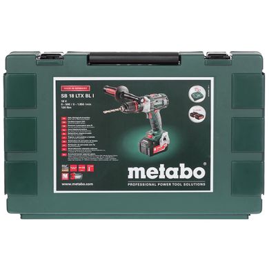 Шуруповерт-дриль акумуляторний Metabo SB 18 LTX BL I 18 В 120 Нм (602352500)