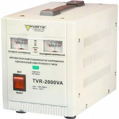 Стабілізатор напруги Forte TVR-2000VA 2000 Вт IP 20 (28986)