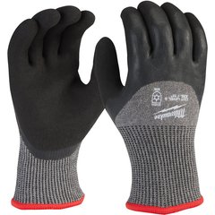 Winter work gloves Milwaukee CUT E with cut protection at level 5 EN ISO 21420, EN388:2016 s.7/S (4932479710)