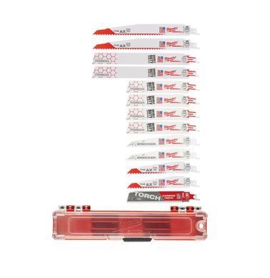 Reciprocating saw blade set Milwaukee Sawzall 5-18 TPI 150-230 mm 13 pcs (49222231)