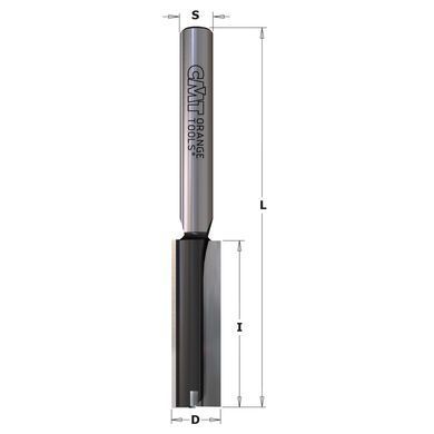 Straight slot milling cutter CMT 10 х 8 mm (174.100.11)