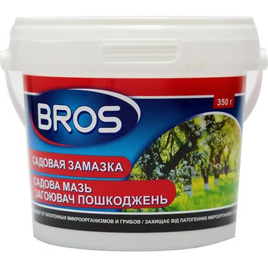 Мазь садова Bros Еко-Дерма для загоєння пошкоджень 0.35 кг 5-35°С (61699)