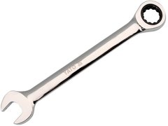 Ключ рожково-накидний 11 мм з храповим механізмом Yato YT-0192