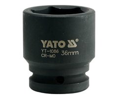Головка торцева 3/4 "36 мм 6-гранна ударна Yato YT-1086