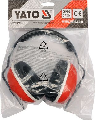 Навушники шумознижуючі YATO YT-74621