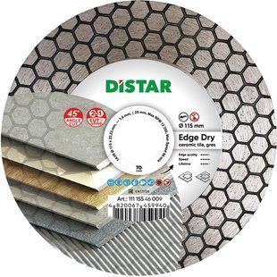 Круг відрізний алмазний Distar Edge Dry 1A1R 115х1.6 мм 1.2х25х22.23 мм (11115546009)