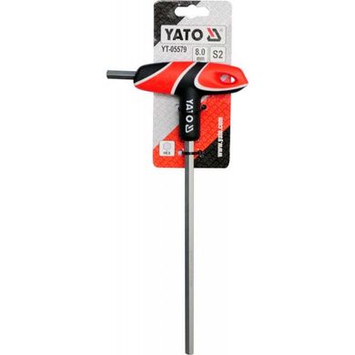 Ключ імбусовий Yato Т-подібний шестигранний 8 мм (YT-05579)
