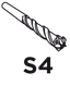 Бур GRAPHITE 12х260 мм SDS-plus 57H442