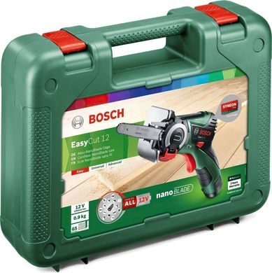 Пила ланцюгова акумуляторна Bosch EasyCut 12 12 В 65 мм (06033C9020)
