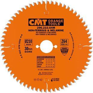 Saw disc on metal СМТ 210х30 mm 64 teeth (296.210.64M)