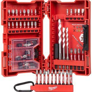 Bits and drills set Milwaukee Shockwave Impact Duty 1/4" 54 pcs (4932479855)