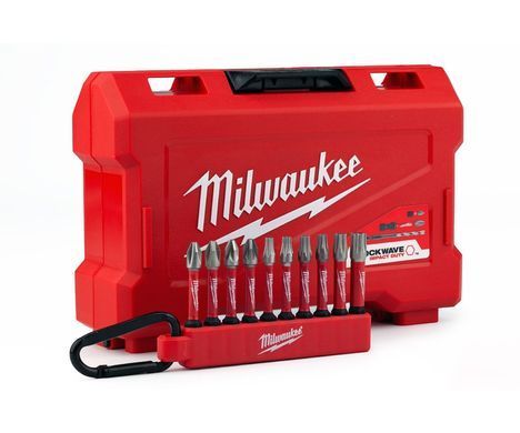 Bits and drills set Milwaukee Shockwave Impact Duty 1/4" 54 pcs (4932479855)