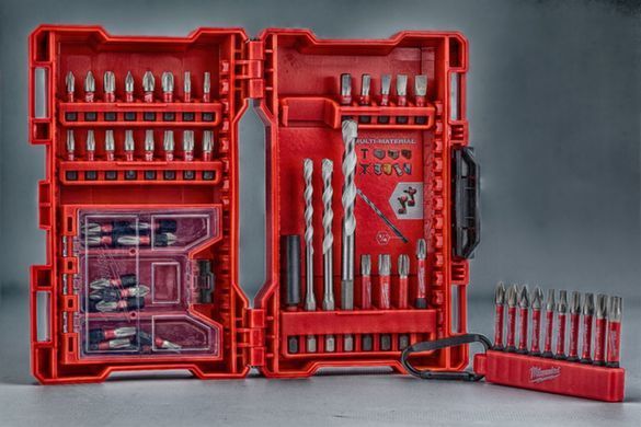 Bits and drills set Milwaukee Shockwave Impact Duty 1/4" 54 pcs (4932479855)