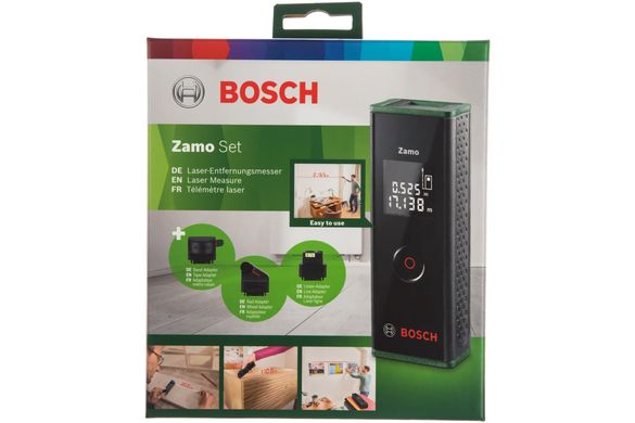 Далекомір лазерний Bosch Zamo III Set 0.5 c 20 м (0603672701)