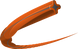 Струна для тримера Husqvarna Whisper Twist Spool orange/black 2.4 мм 210 м (95976691-22)