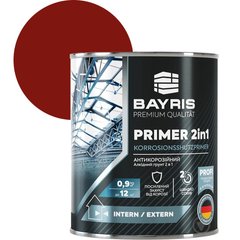 Anti-corrosion primer Bayris Primer 2 in 1 0.9 kg red-brown (Б00002051)