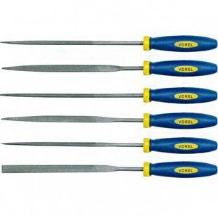 Set of needle files Vorel 180 mm 6 pcs (25353)