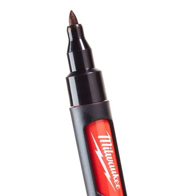 Marker Milwaukee InkZAll thin with a stylus 1 mm black (48223101)