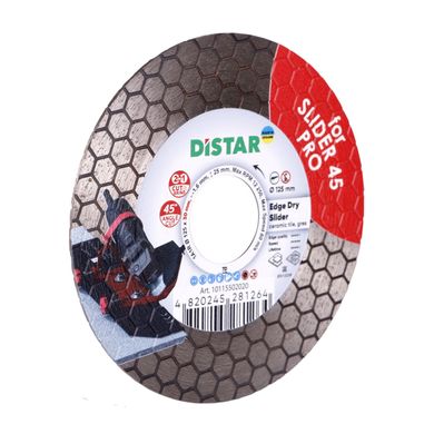 Круг відрізний алмазний Distar Edge Dry Slider 1A1R 125х1.6 мм 1.2х25х30 мм (10115502020)