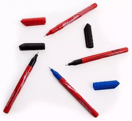 Pens set Milwaukee Fine Tip InkZAll 0.6 mm 4 pcs (48223165)