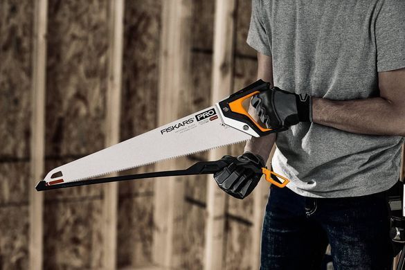Ножівка по дереву універсальна Fiskars Pro Power Tooth 500 мм 9 TPI (1062919)