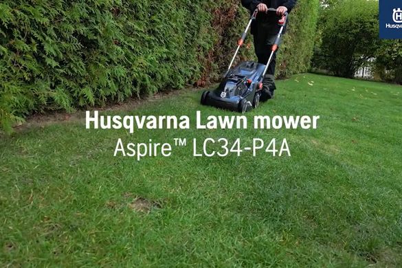 Cordless lawnmower Husqvarna Aspire LC34-P4A 18 V 340 mm (9706483-01)