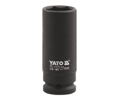 Головка торцева 1 "27 мм 6-гранна ударна подовжена Yato YT-1175